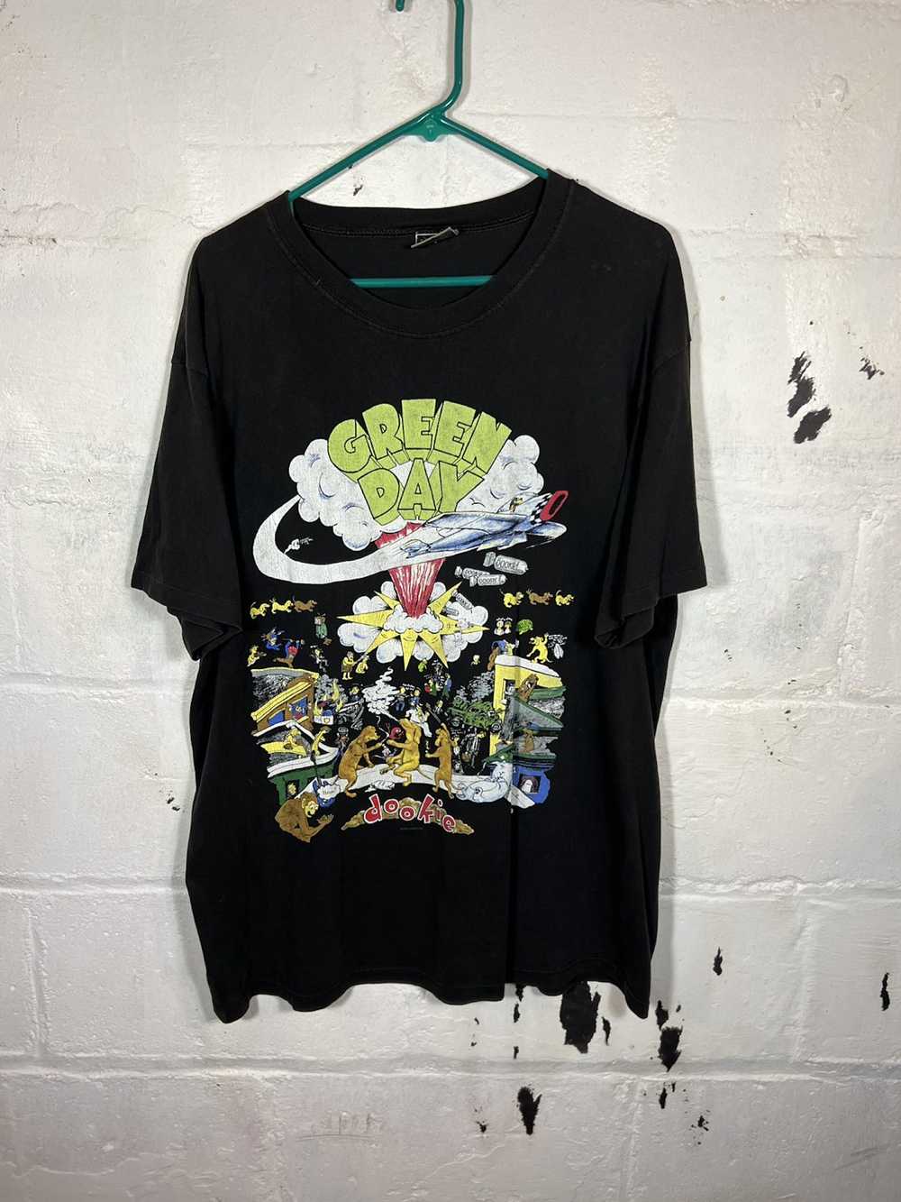 Band Tees × Made In Usa × Vintage Vintage Green D… - image 1