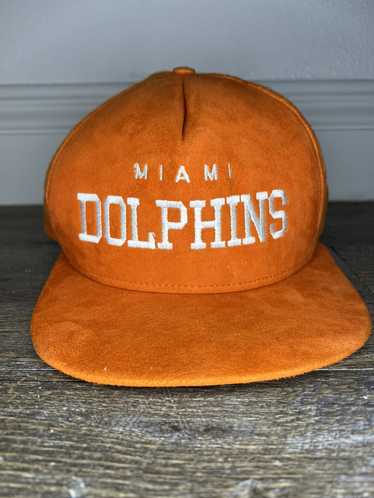Vintage Vintage Miami Dolphins Orange Suede Hat