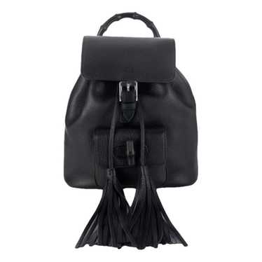 Gucci Bamboo Tassel leather backpack