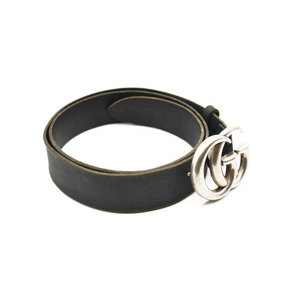 Gucci GUCCI Textured Calfskin Double G 40mm Belt … - image 4