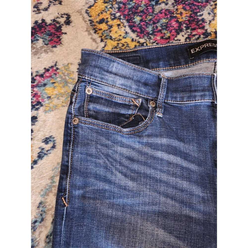 Express Express Jean Skinny Mid Rise Size 10s - image 3