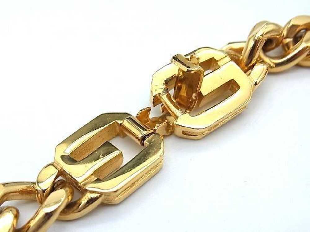 Givenchy Givenchy GG Logo Gold Chain - image 6