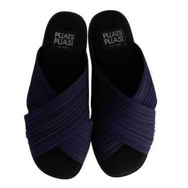 Issey Miyake Pleats Please Pleated Open Toe Sanda… - image 1