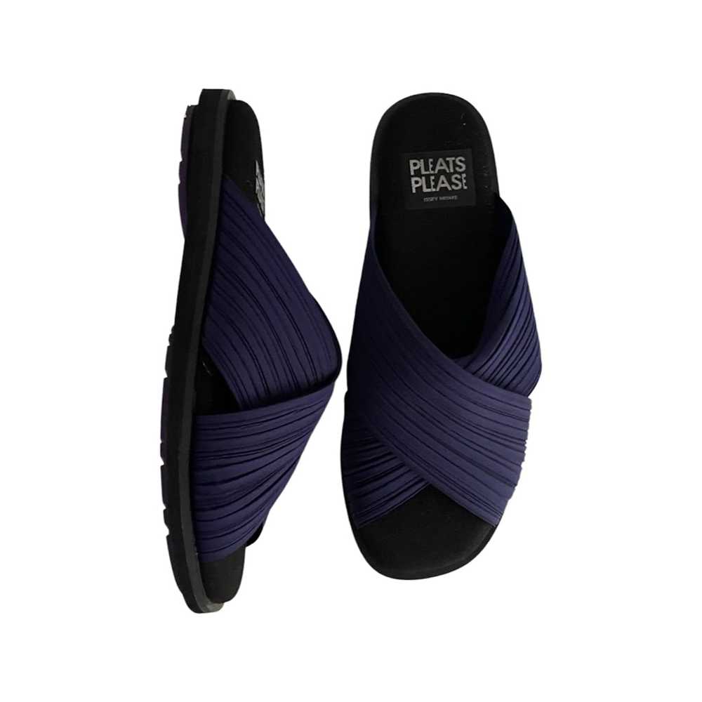 Issey Miyake Pleats Please Pleated Open Toe Sanda… - image 3