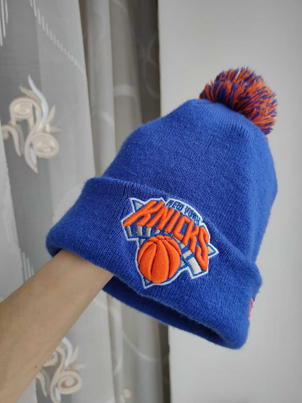 NBA × New Era × Vintage Vintage New Era New York Knicks pom pom hat cap ny knicks