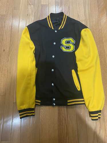 PRE-SALE** Sophomore Sensation Varsity Jacket (Yellow/Black) – loveopenbar