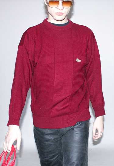Vintage 90s classic jumper in garnet red - image 1