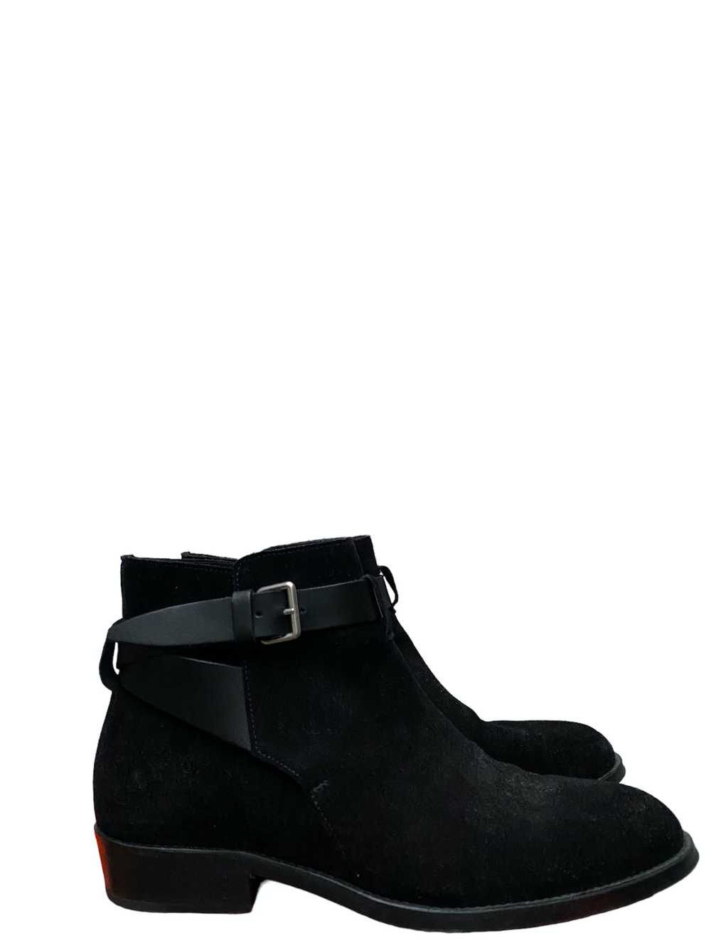 Sandro Black Suede Boots Jodhpur - image 1