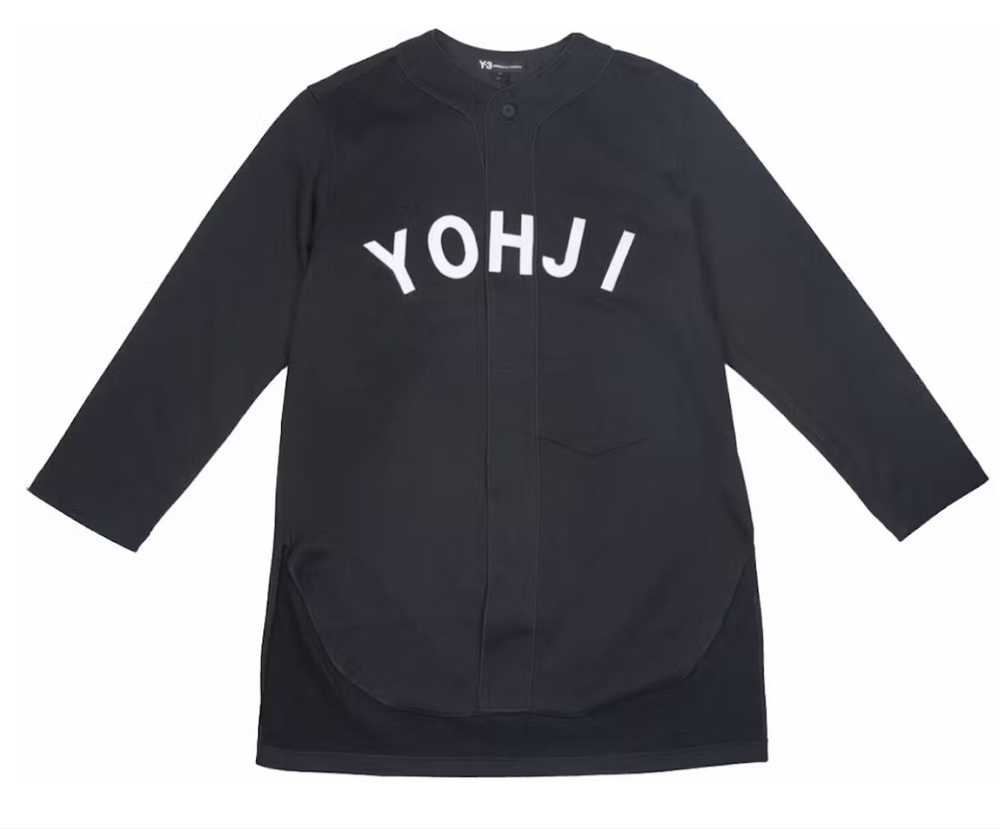 Y-3 Adidas Y-3 Oversized Yohji baseball jersey - image 1