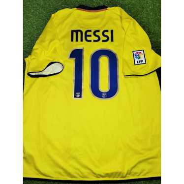 Nike Messi Barcelona TREBLE 2008 2009 Away Soccer 