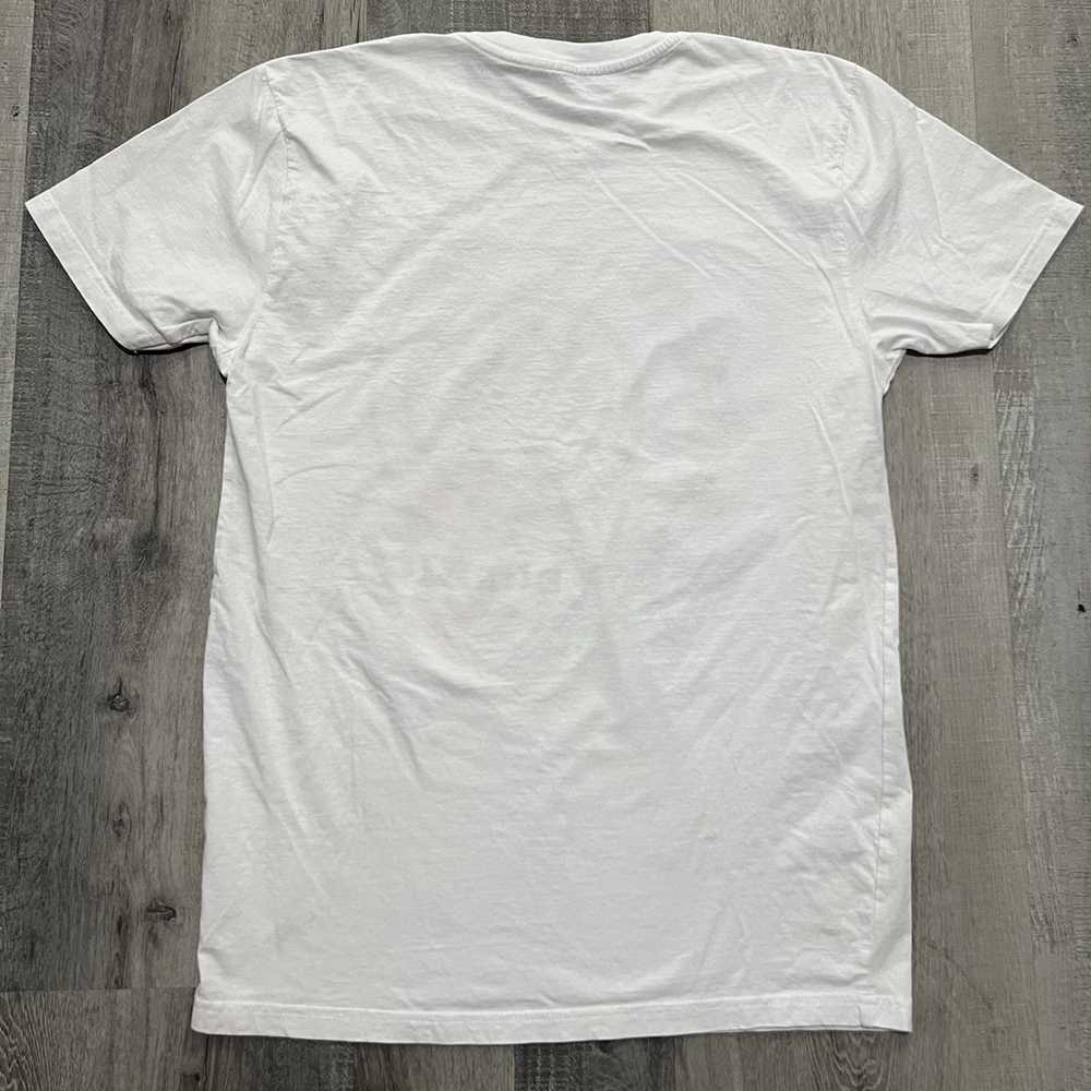 Band Tees Blink 182 White Smiley Face Logo Y2K Co… - image 3