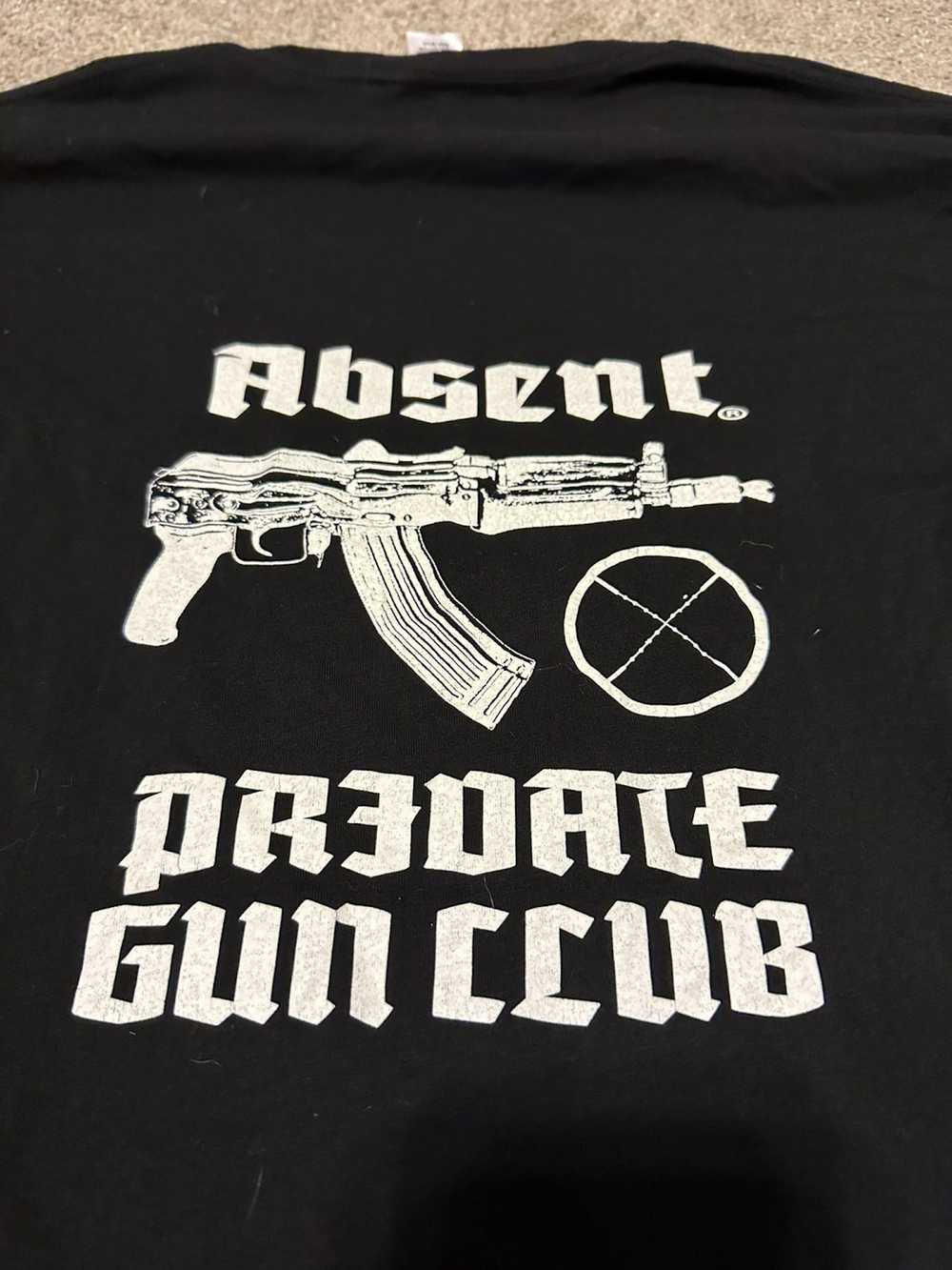 Absent Absent Members Only Private Gun Club Tee - image 3