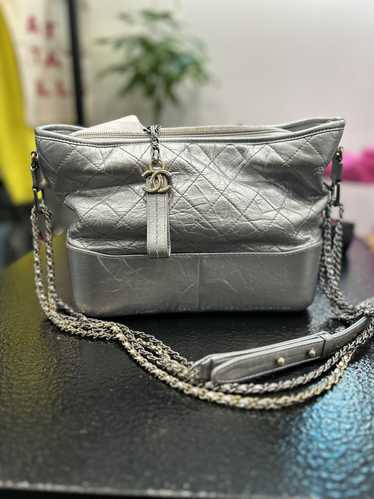 Chanel Silver Chanel Gabrielle Bag