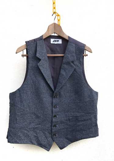 Japanese Brand Jun Men Japanese Designer Vest Nice De… - Gem