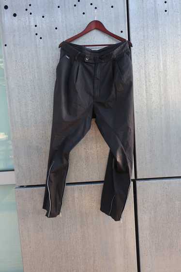 SLVR ADIDAS SLVR Men's Zippered Taper Leg Pants (S
