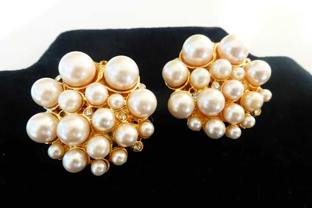 MUSI Faux Pearl and Rhinestone Shoe Clips - image 10