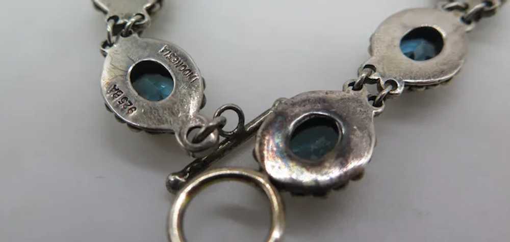 Bali Suarti BA 925 Sterling Silver Faceted Blue T… - image 7