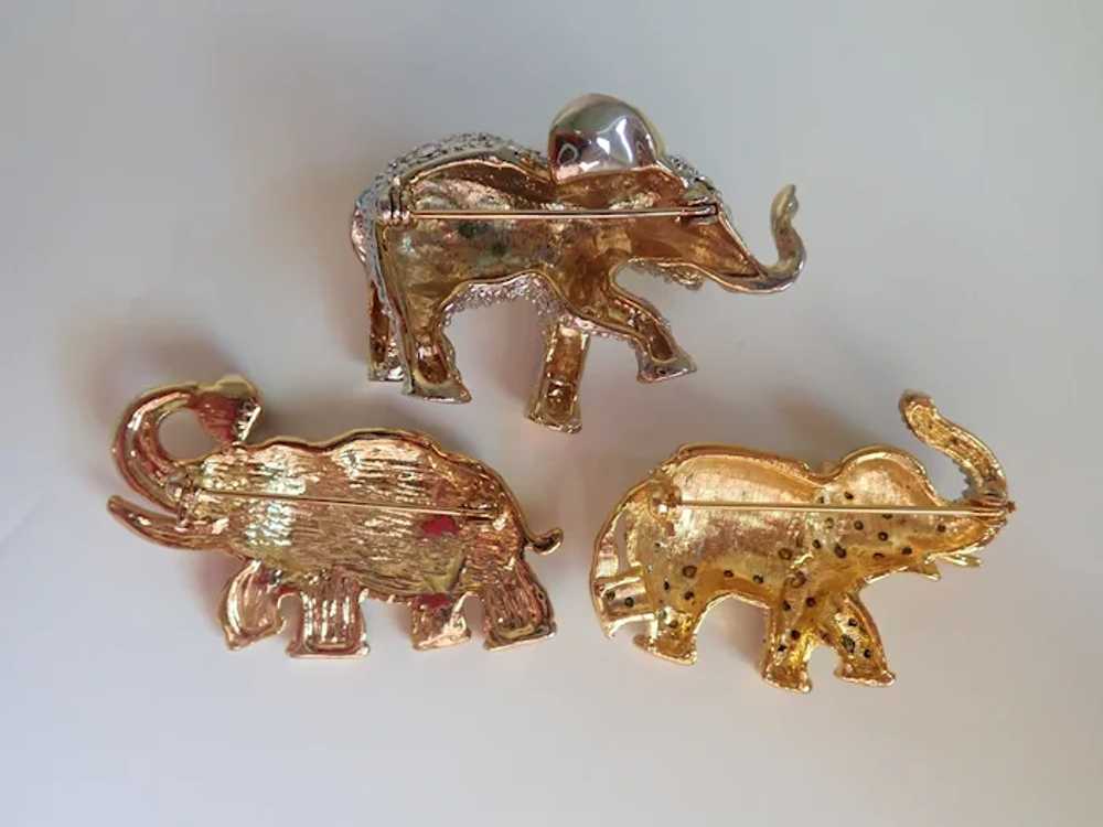 Collection of Three Lucky Trunk Up Elephant Pin B… - image 6