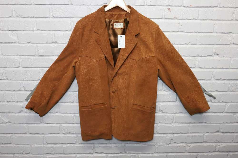 90s bettina rizzi leather jacket size large - image 1