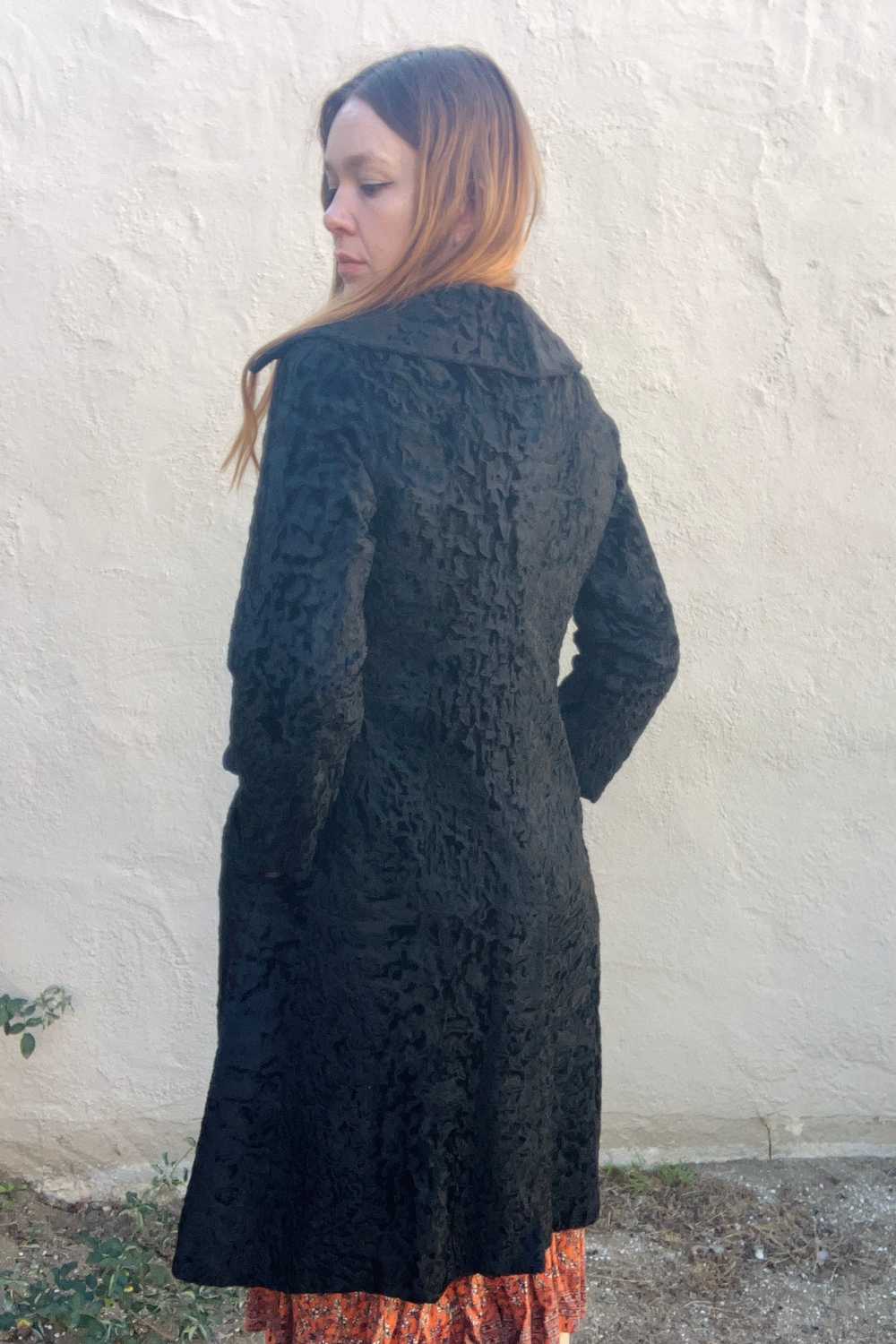 Vintage Bullock's Black Velvet Coat - image 5