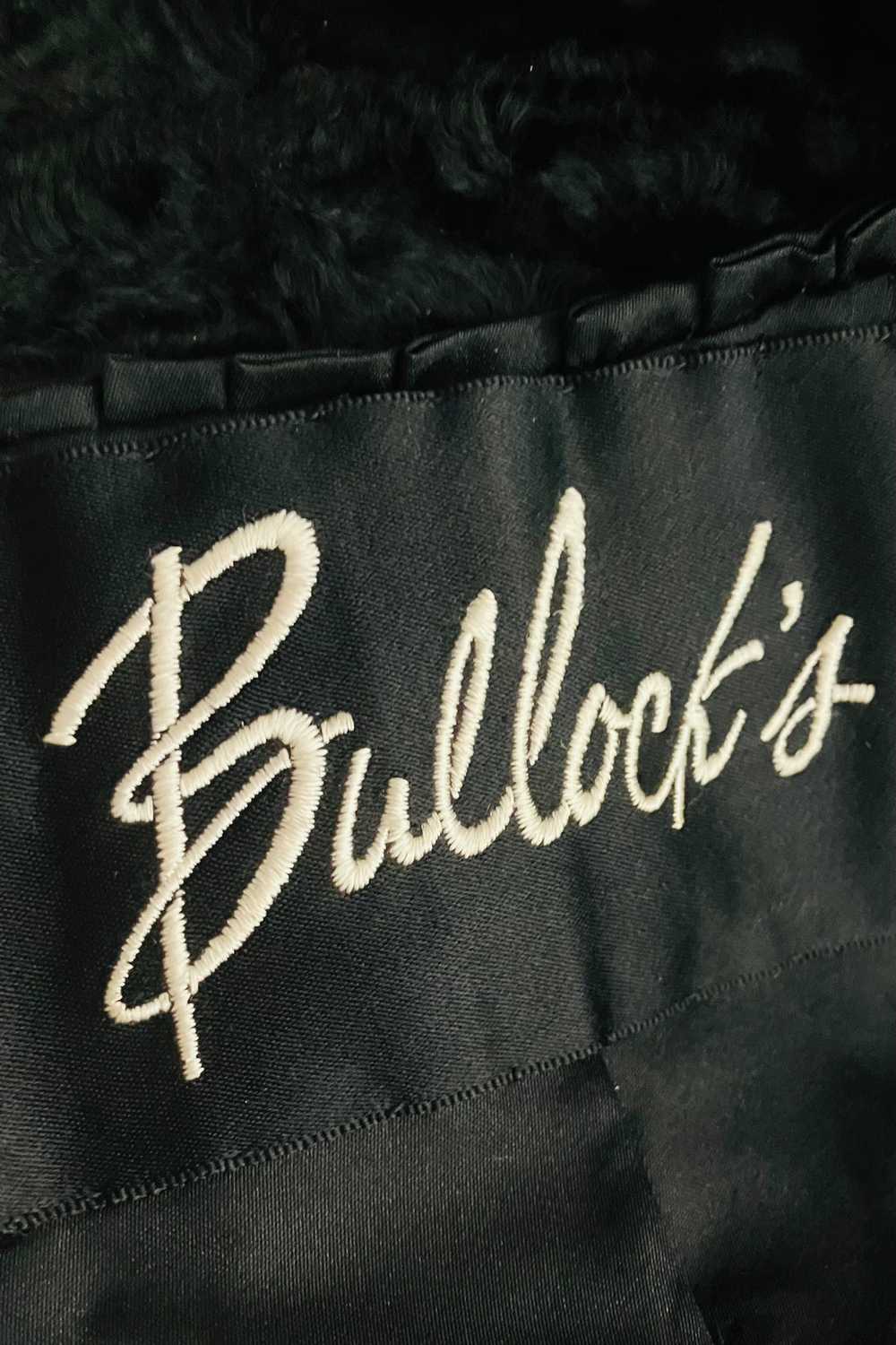 Vintage Bullock's Black Velvet Coat - image 6