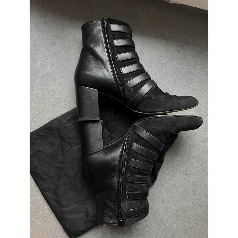 Saint Laurent Leather biker boots - image 10