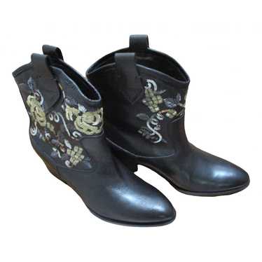 Alberto Gozzi Leather cowboy boots