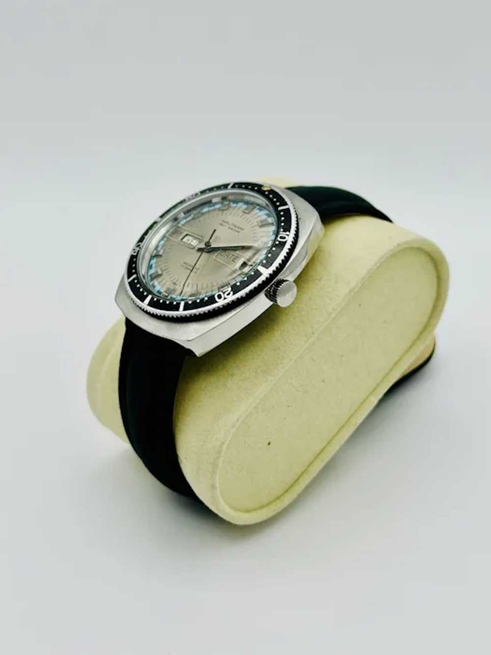 1960’s Waltham Rally Day Date Divers Watch Automa… - image 3