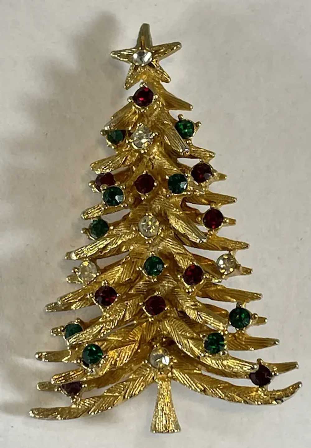 ART Three Dimensional Rhinestone Christmas Tree P… - image 2