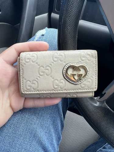 Gucci★素敵！Heart Leather Guccissima Key Charm Gucci Red Guccissima Leather Patent Heart Keyring Gucci | TLC