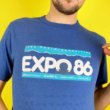 Vintage 1986 Vintage World Expo Tee