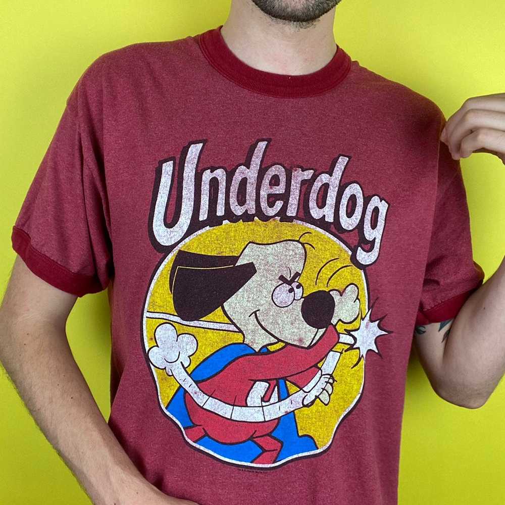 Vintage 00s Underdog Cartoon Ringer - image 2