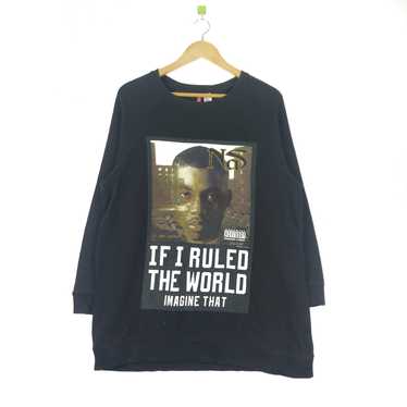 Divided × Nas Nas Hip Hop Crewneck Pullover Jumpe… - image 1