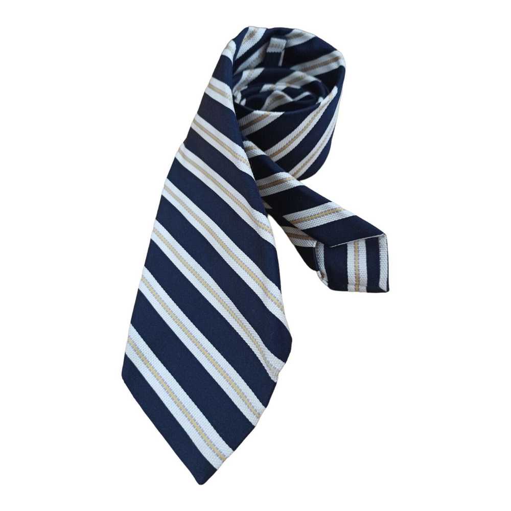 Barba Napoli BARBA NAPOLI 7FOLD Striped Silk Tie … - image 2