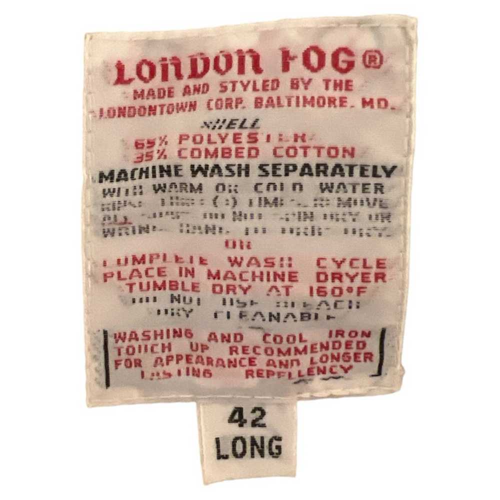 London Fog Vintage London fog men’s rain jacket c… - image 3