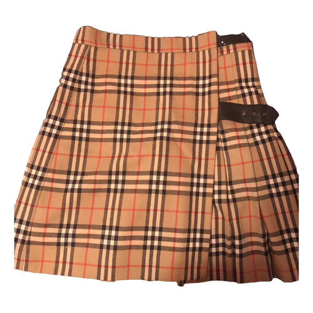 Burberry Wool mid-length skirt - image 1