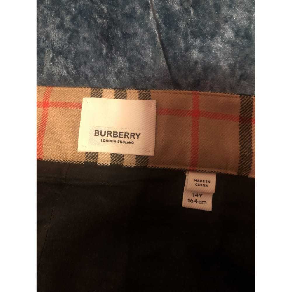 Burberry Wool mid-length skirt - image 2