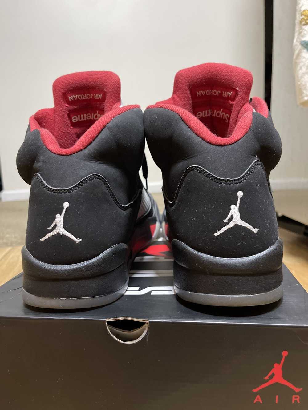 Jordan Brand × Supreme Jordan 5 x Supreme “Black” - image 5