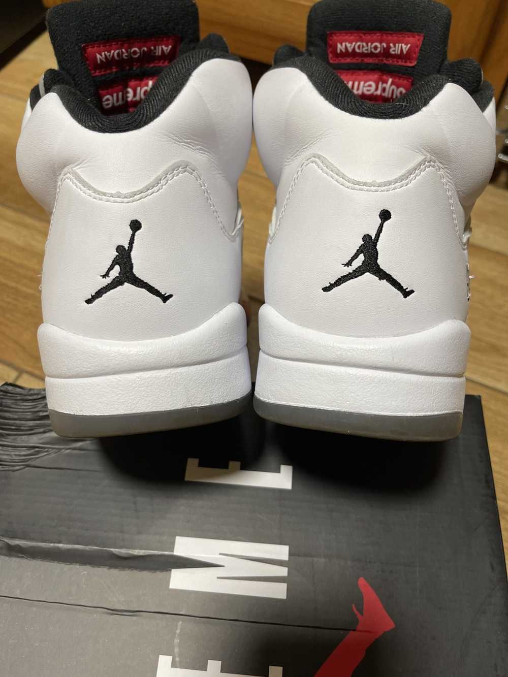 Jordan Brand × Supreme Jordan 5 x Supreme “White” - image 6