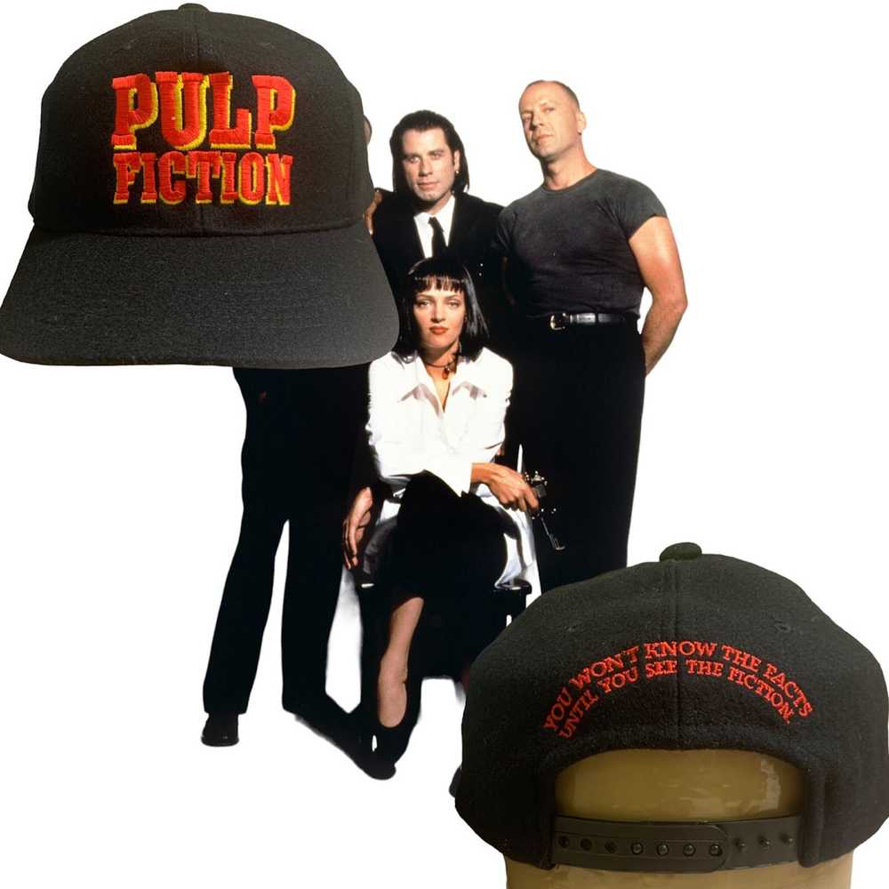 Hat × Movie × Vintage Pulp Fiction Movie Promo Sn… - image 1