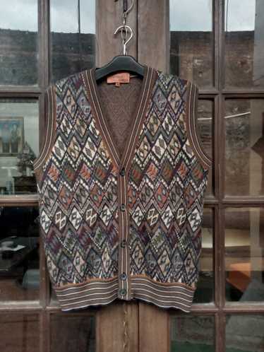 Italian Designers × Vintage Favision Uomo Vest Kn… - image 1