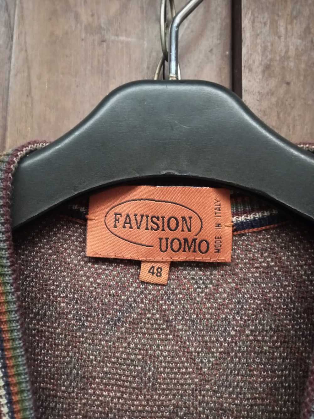 Italian Designers × Vintage Favision Uomo Vest Kn… - image 4