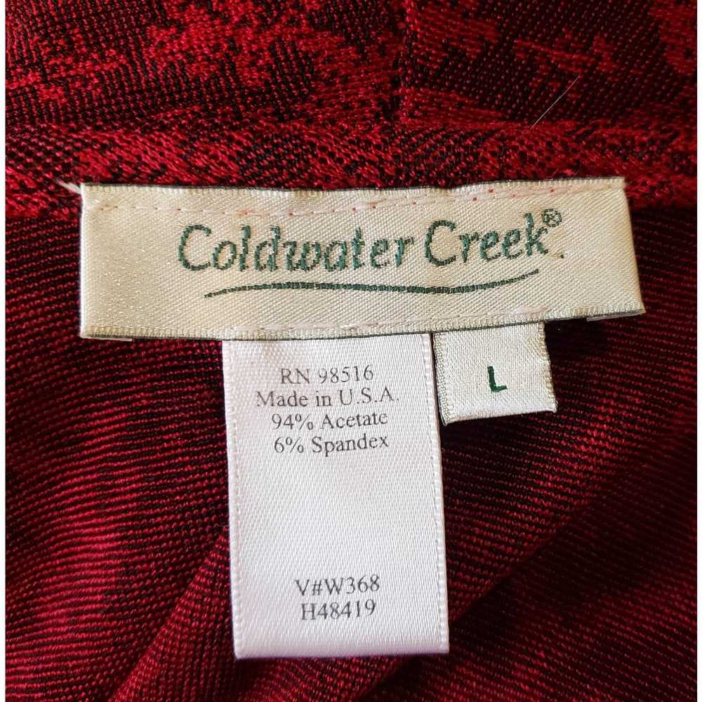 Coldwater Creek Coldwater Creek size large red ca… - image 5