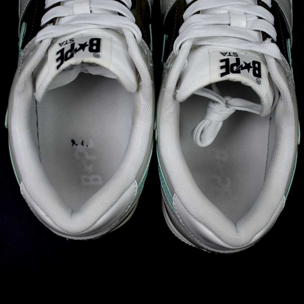 Bape Bapesta Low Patent Leather 'Tiffany' Blue/Gr… - image 12