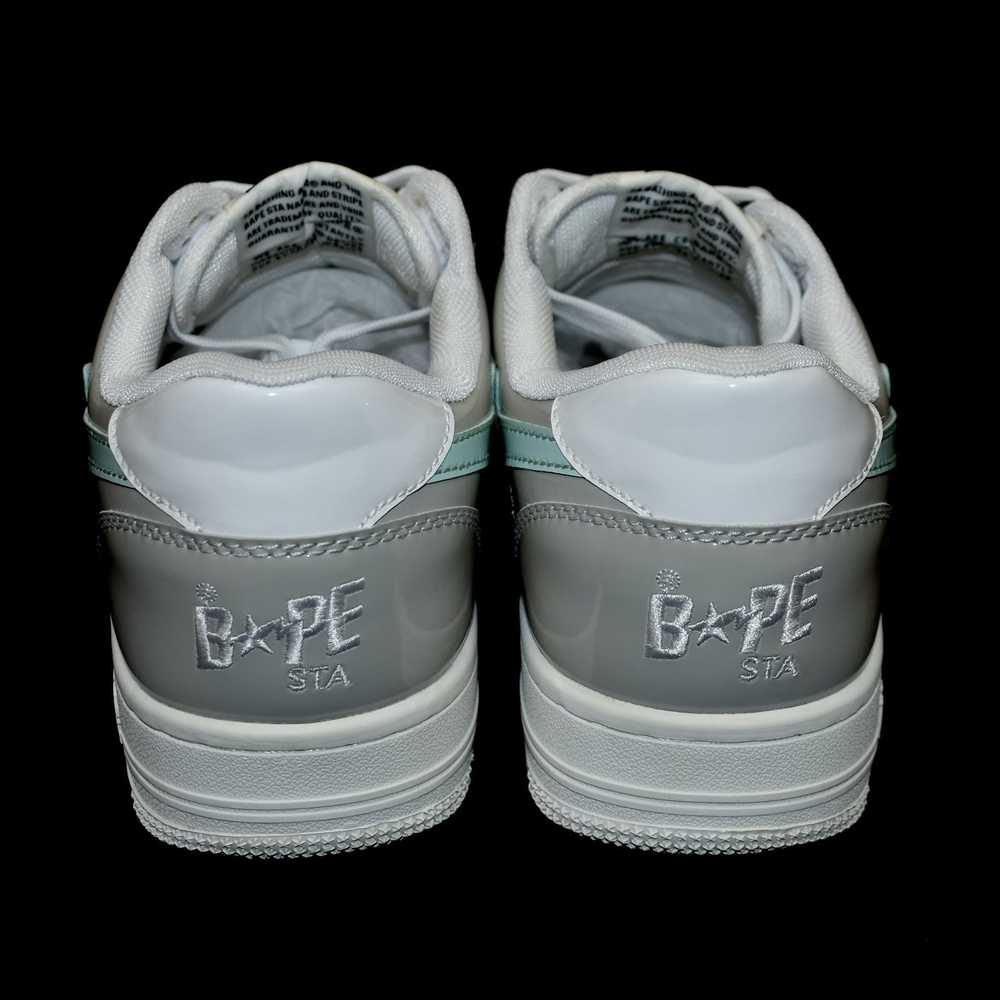 Bape Bapesta Low Patent Leather 'Tiffany' Blue/Gr… - image 6