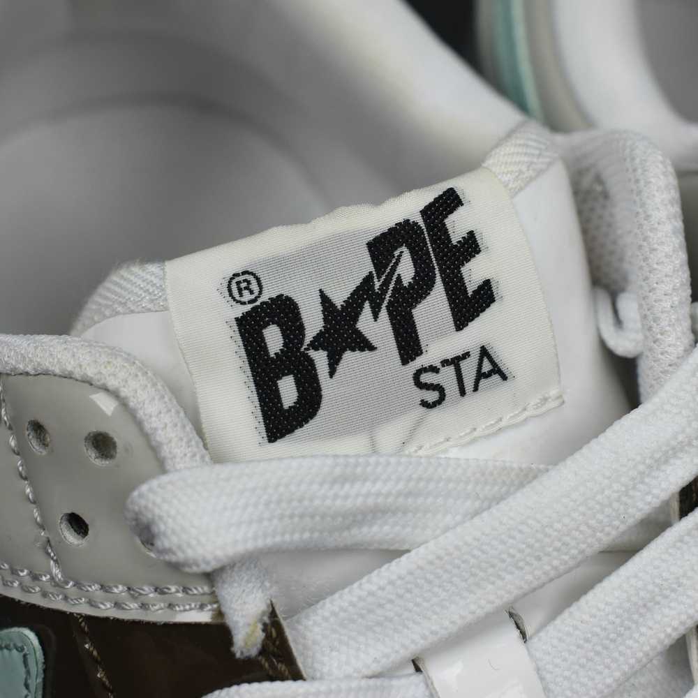 Bape Bapesta Low Patent Leather 'Tiffany' Blue/Gr… - image 8