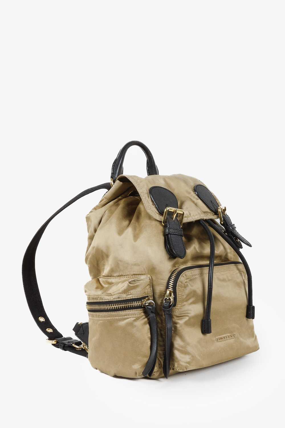 Burberry Burberry Gold/Black Nylon Rucksack - image 2