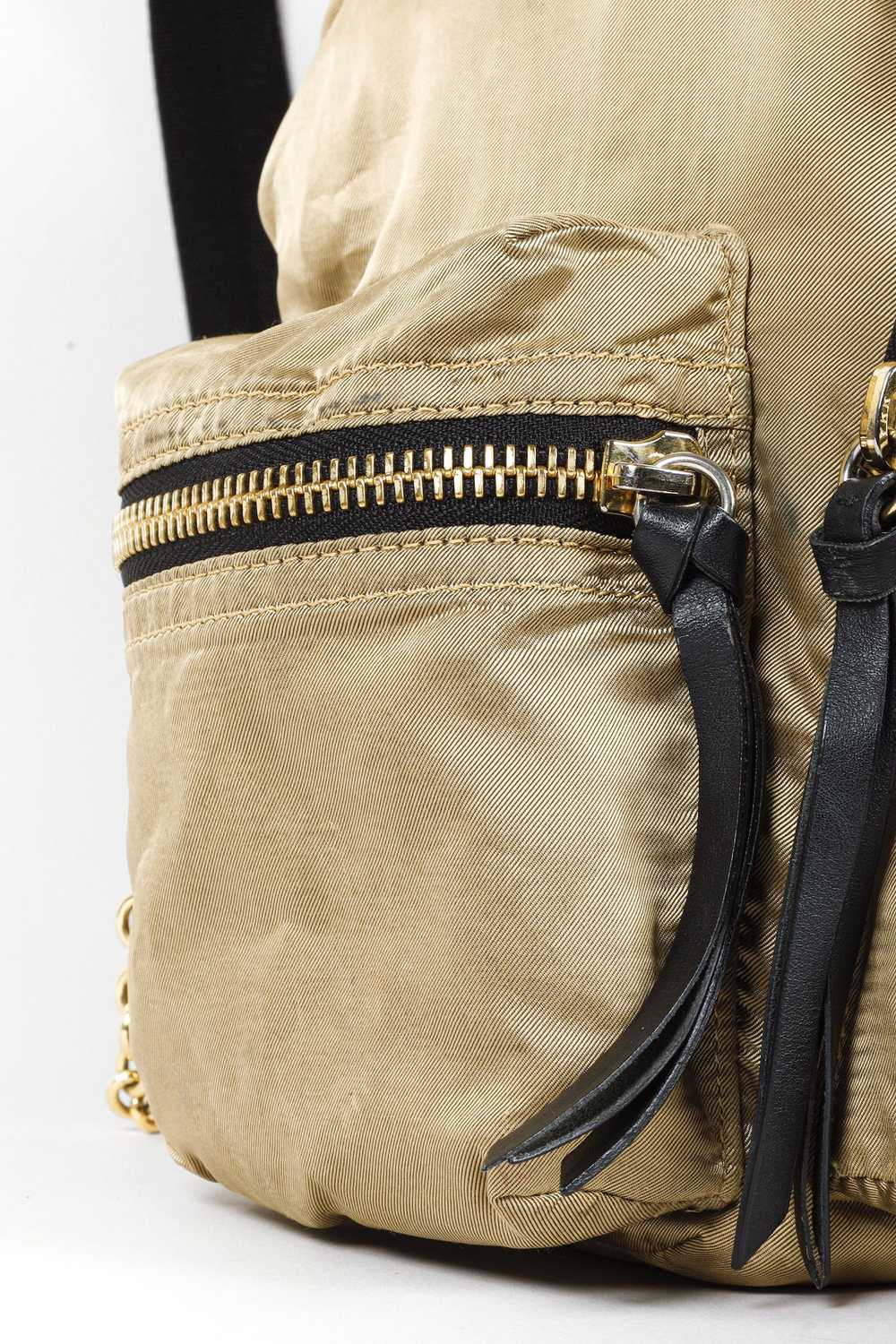 Burberry Burberry Gold/Black Nylon Rucksack - image 7