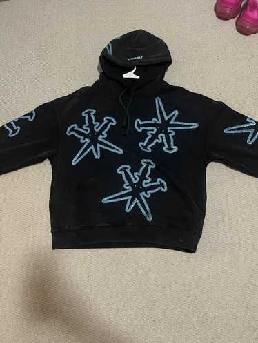 Unknown rhinestone hoodie hot sale