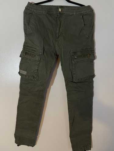 Zara Mens DNWR black nylon Cargo Technical Pants Relaxed pockets Size 32
